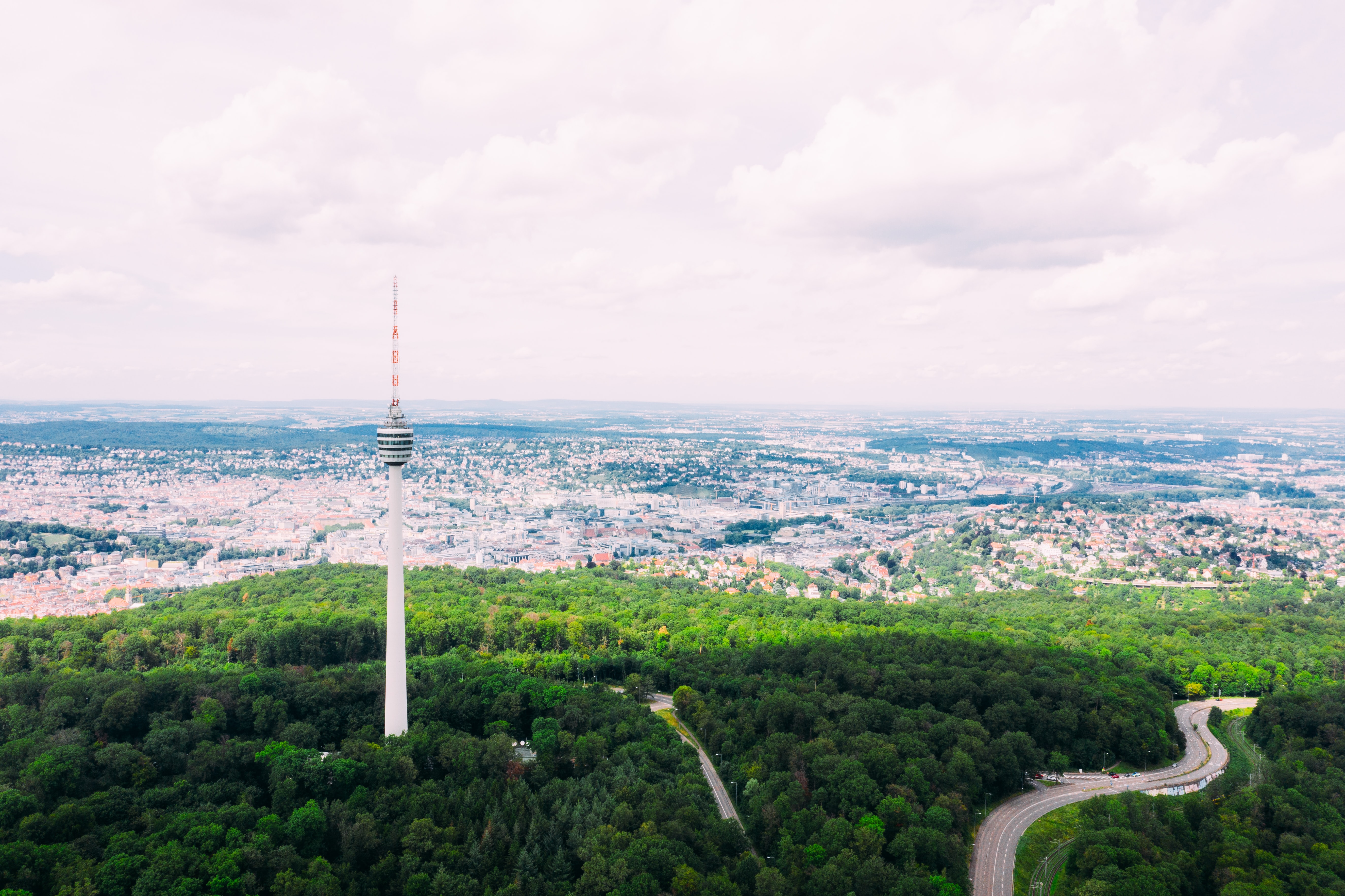 Skyline von Stuttgart mit Fernsehturm