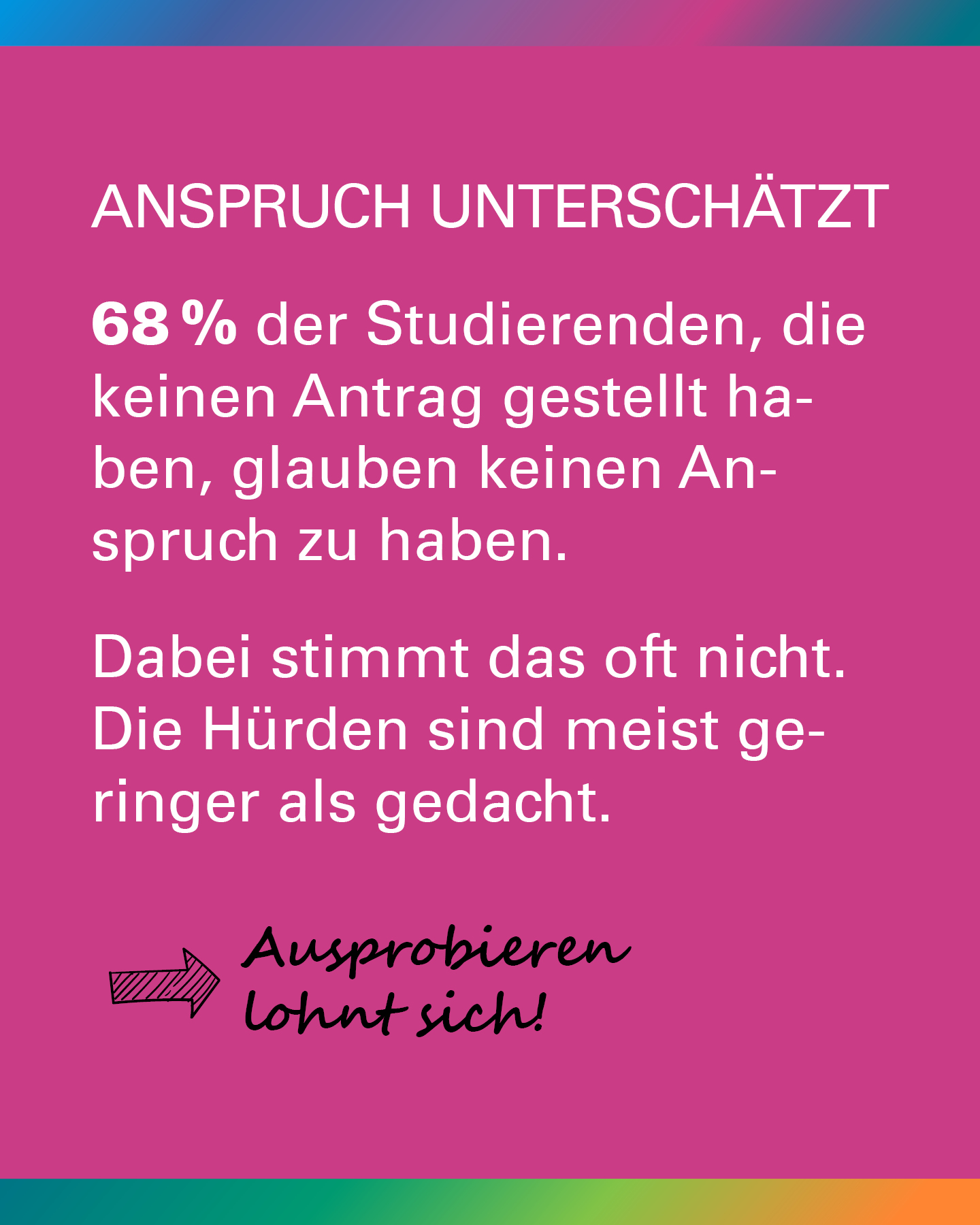 Umfrage: Studierende unterschätzen BAföG-Anspruch