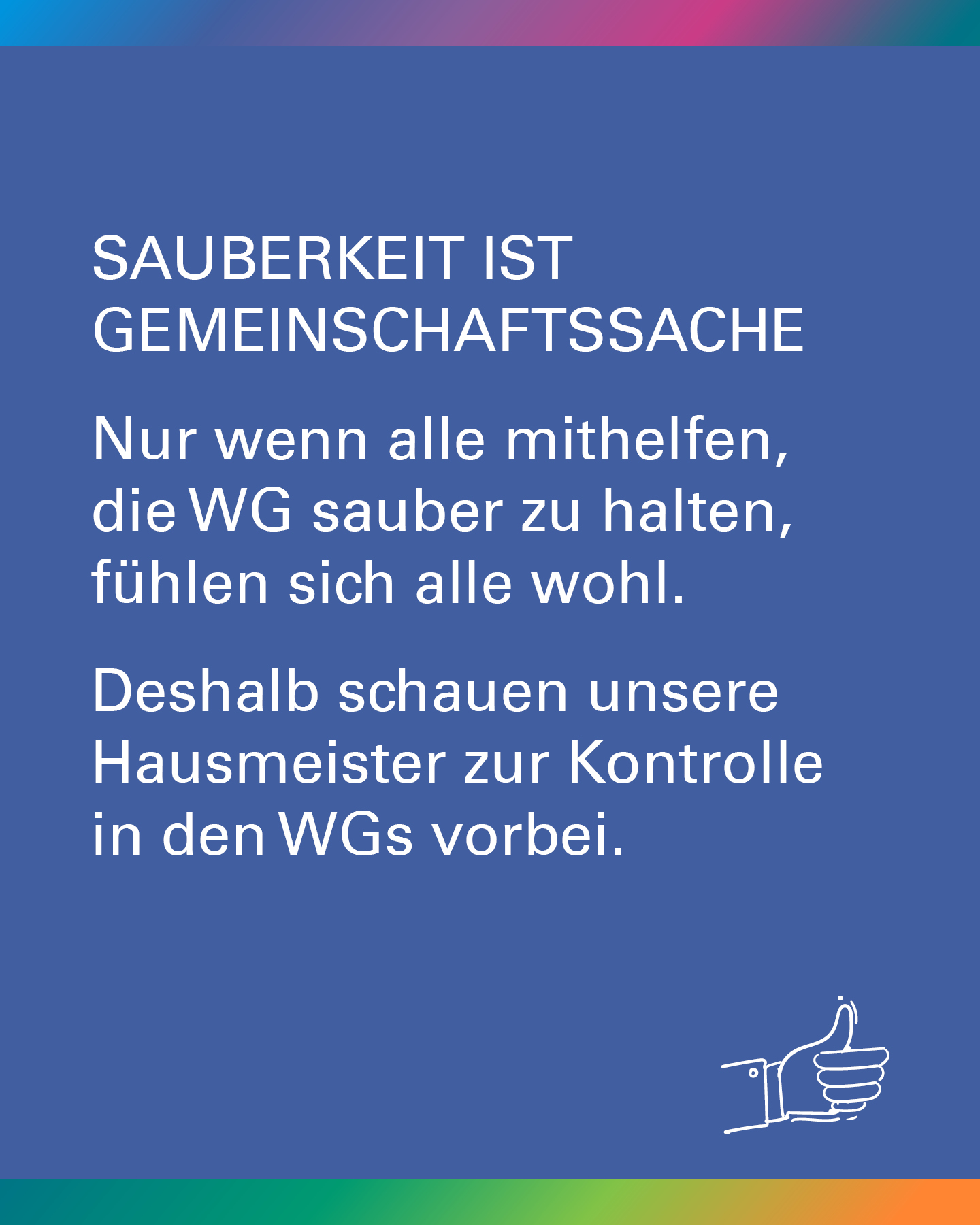 Umfrage: Sauberkeit ist Gemeinschaftssache