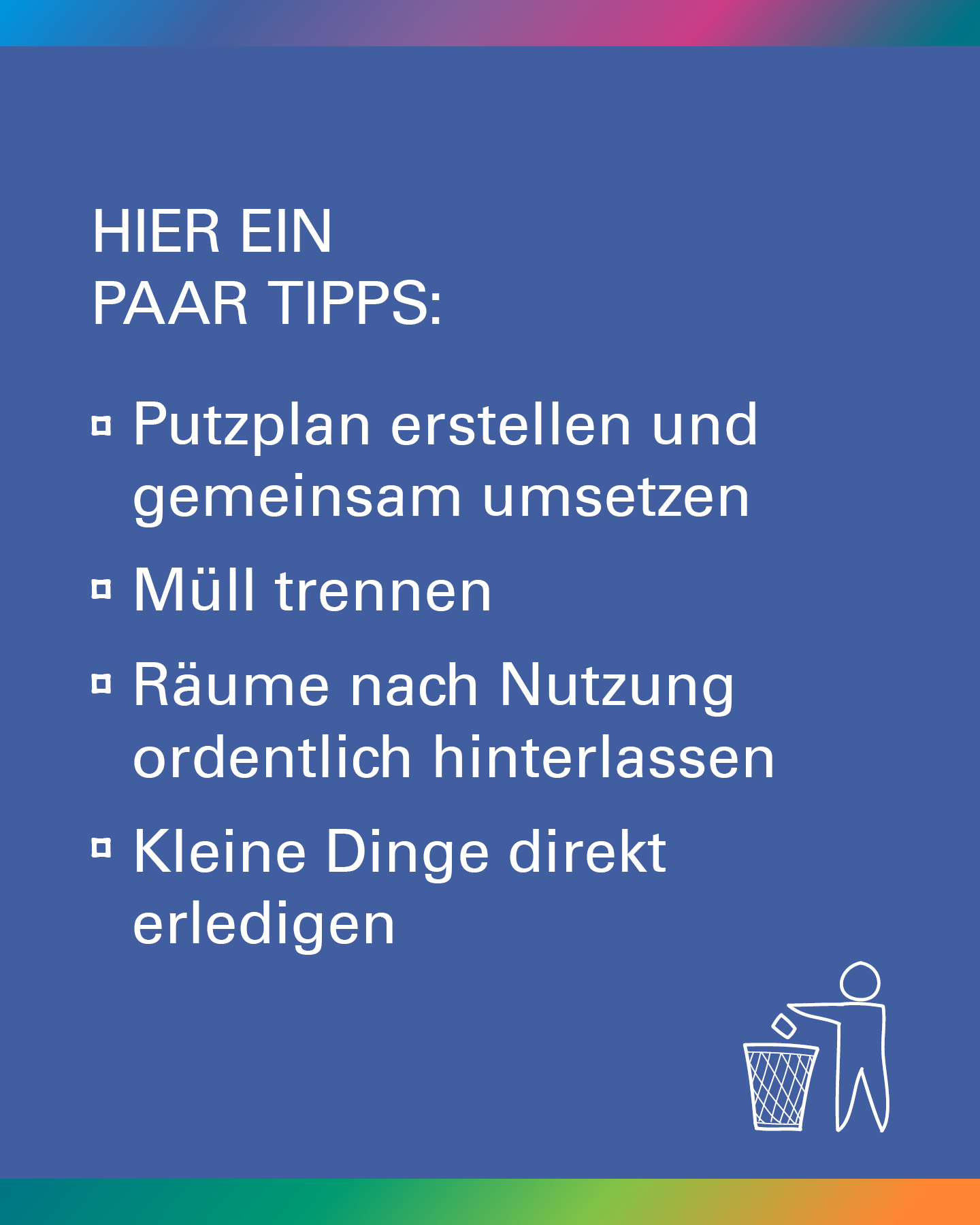 Umfrage: Tipps zum Thema Sauberkeit