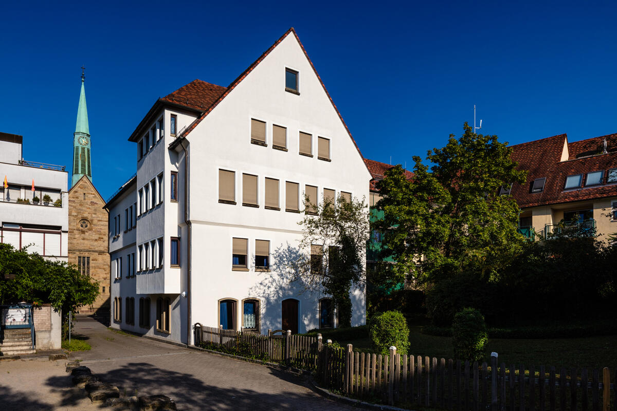 Außenansicht im Wohnheim in der Brückenstraße