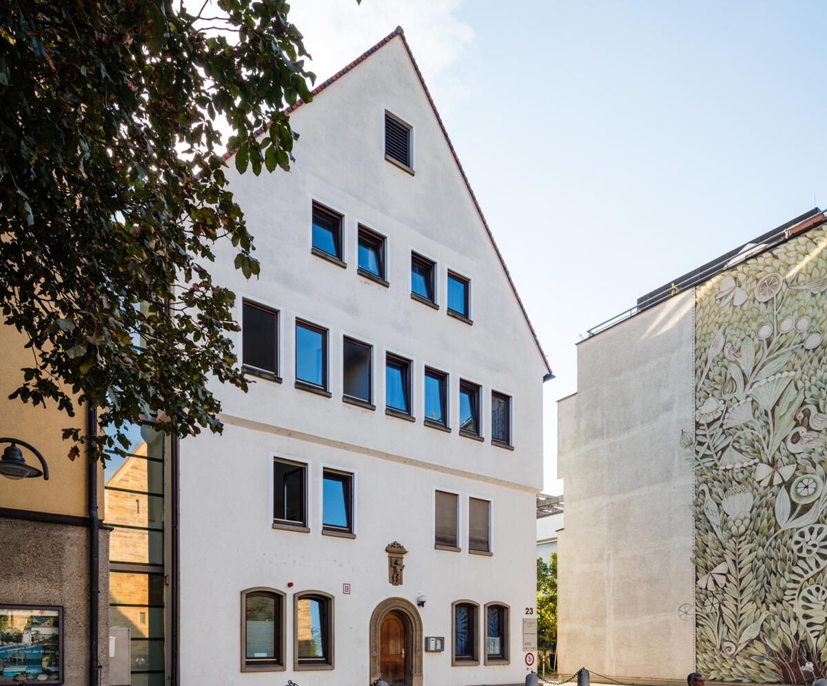 Exterior view in the dormitory in Brückenstraße