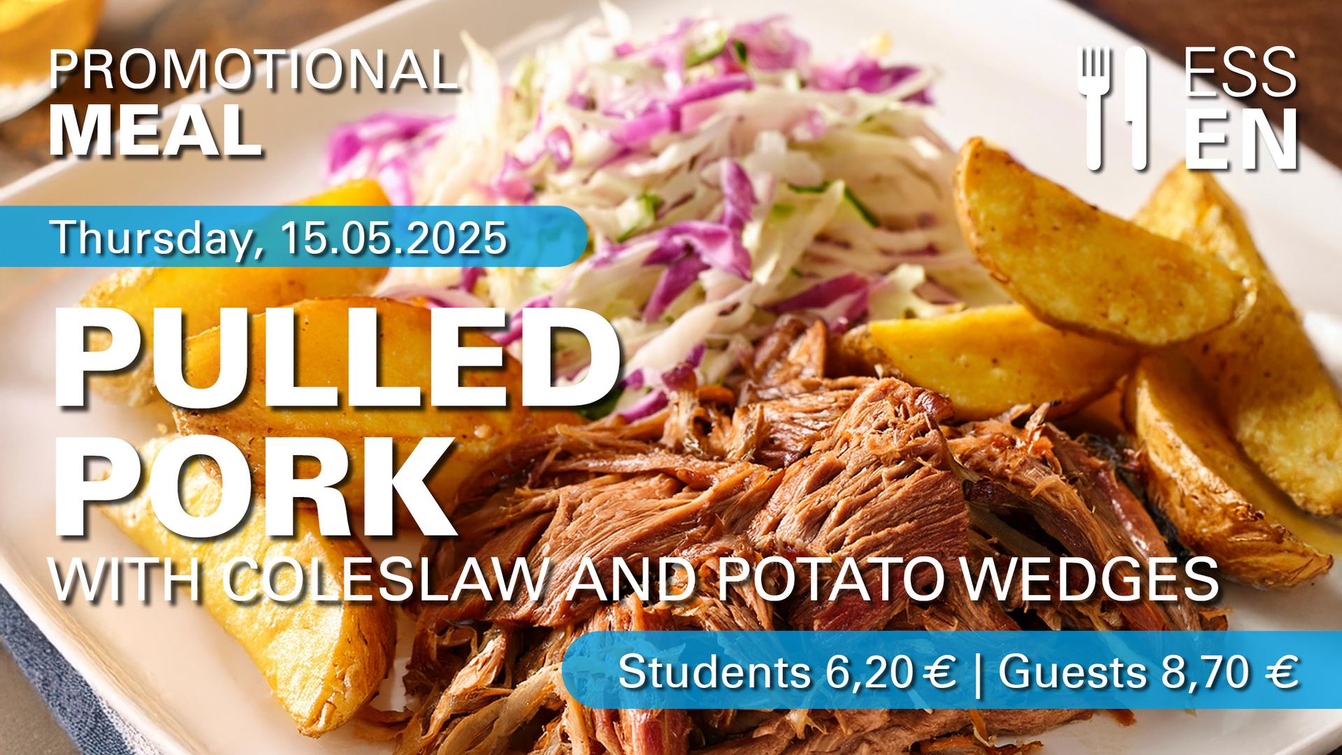 Promotial Meal: Pulled Pork