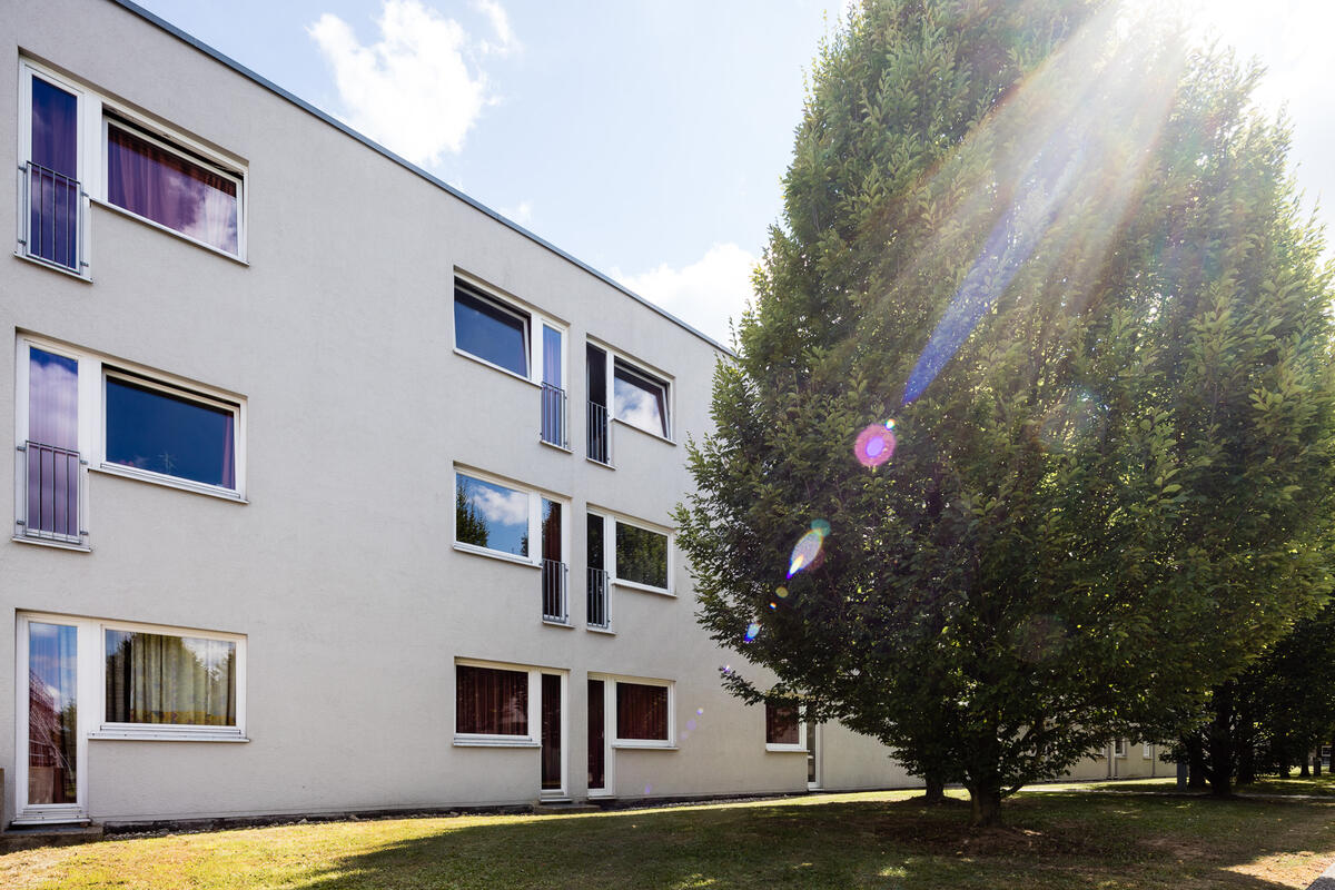 Exterior view of the dormitory Straußäcker 3