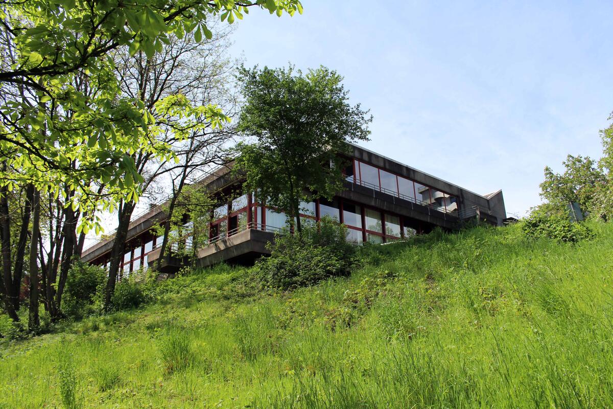 Exterior view of the back of the Canteen in Esslingen 