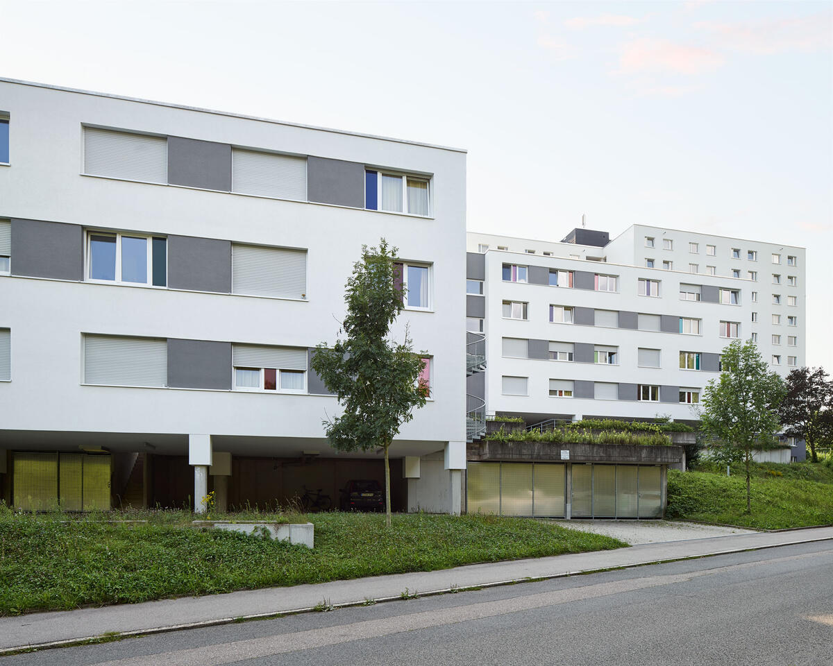 Außenansicht der Wohnanlage im Goerdelerweg