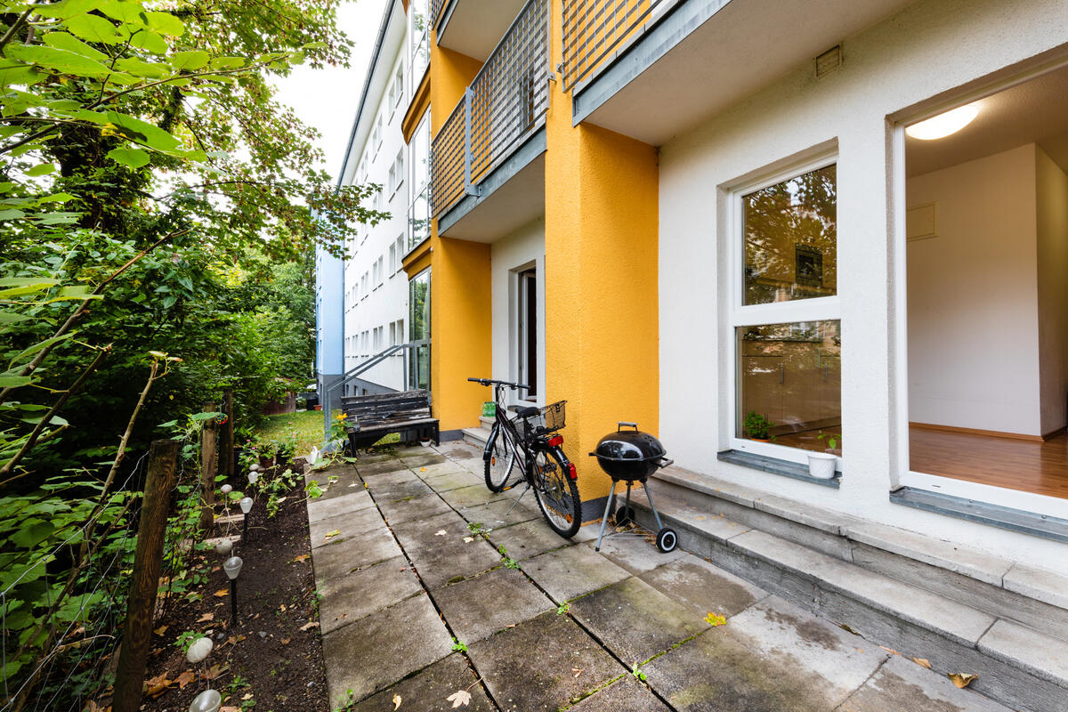 Garden in the Alexanderstraße dormitory