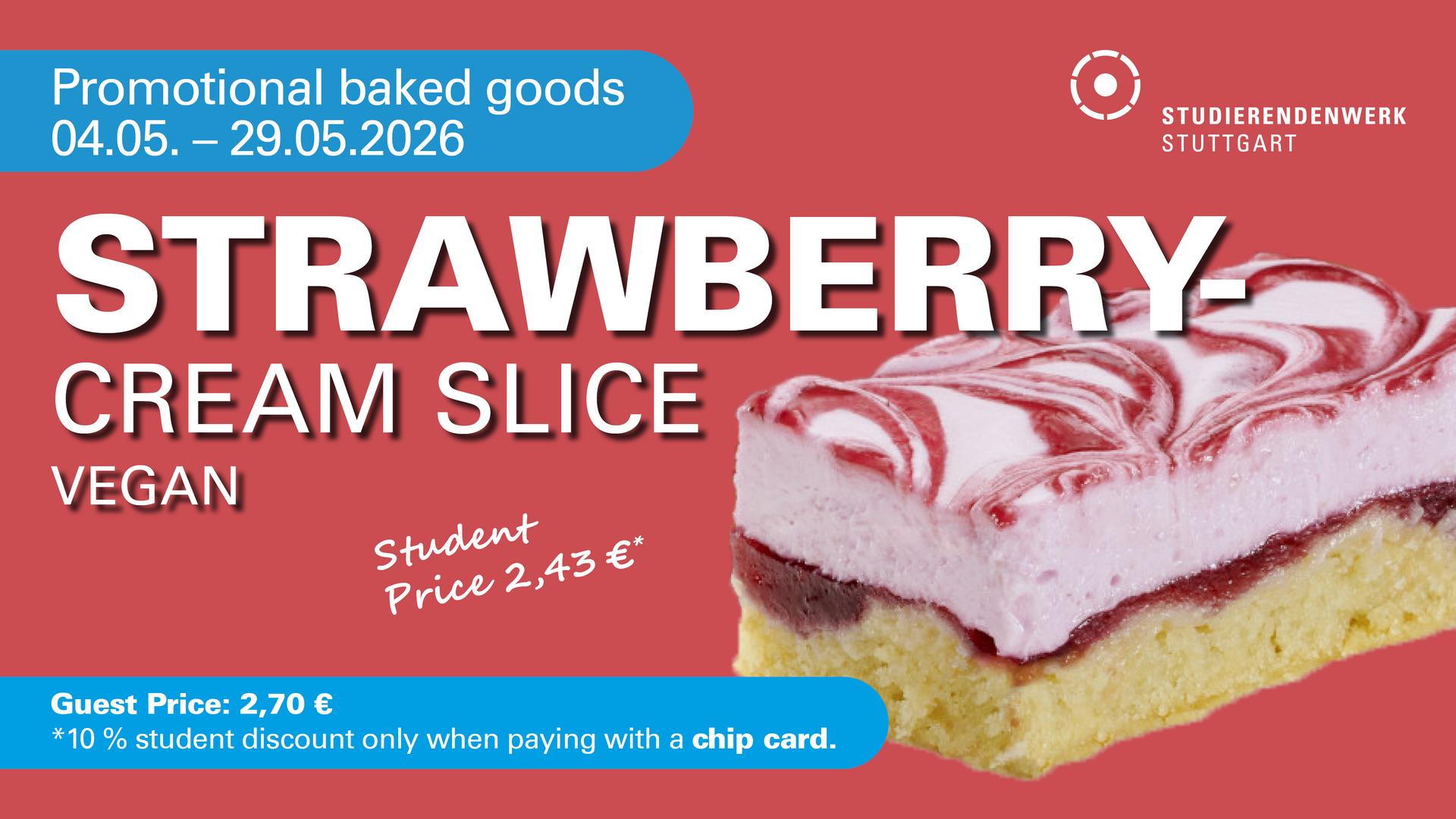 May Special: Strawberry Creme Slice