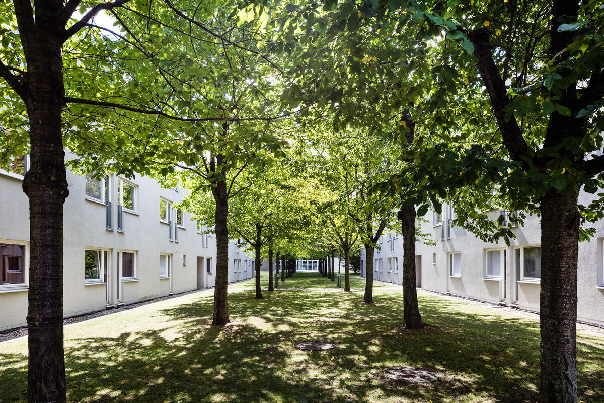 Exterior view of the dormitory Straußäcker 3 